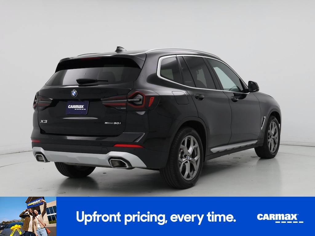 used 2022 BMW X3 car, priced at $33,998