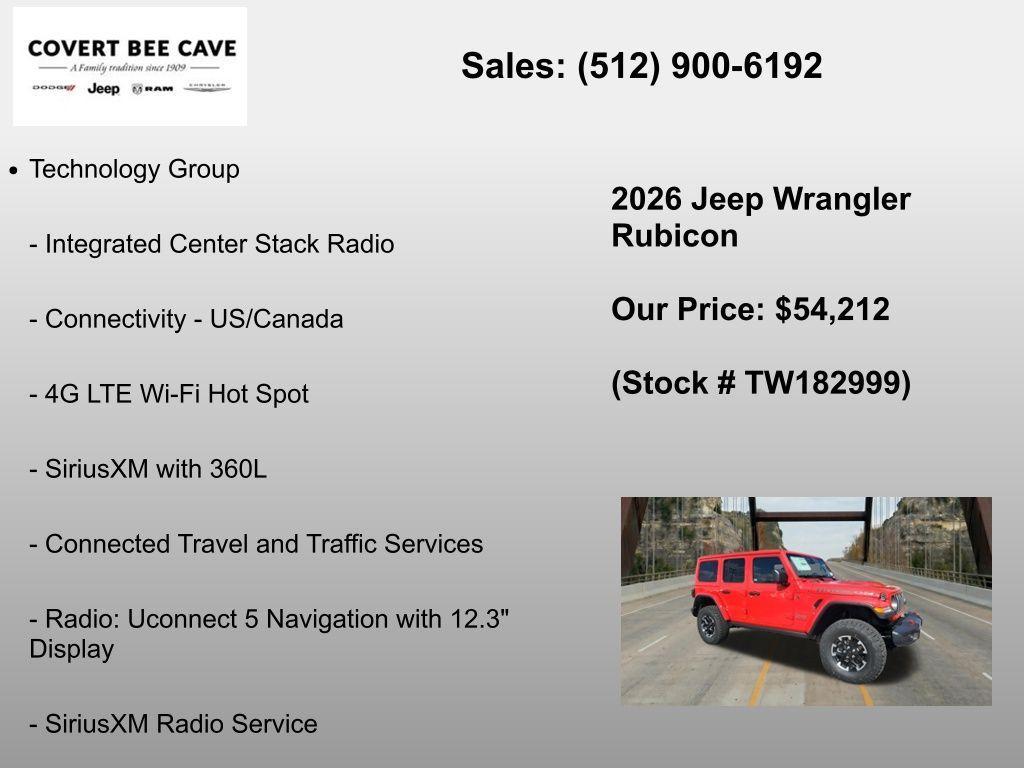 new 2026 Jeep Wrangler car, priced at $54,212