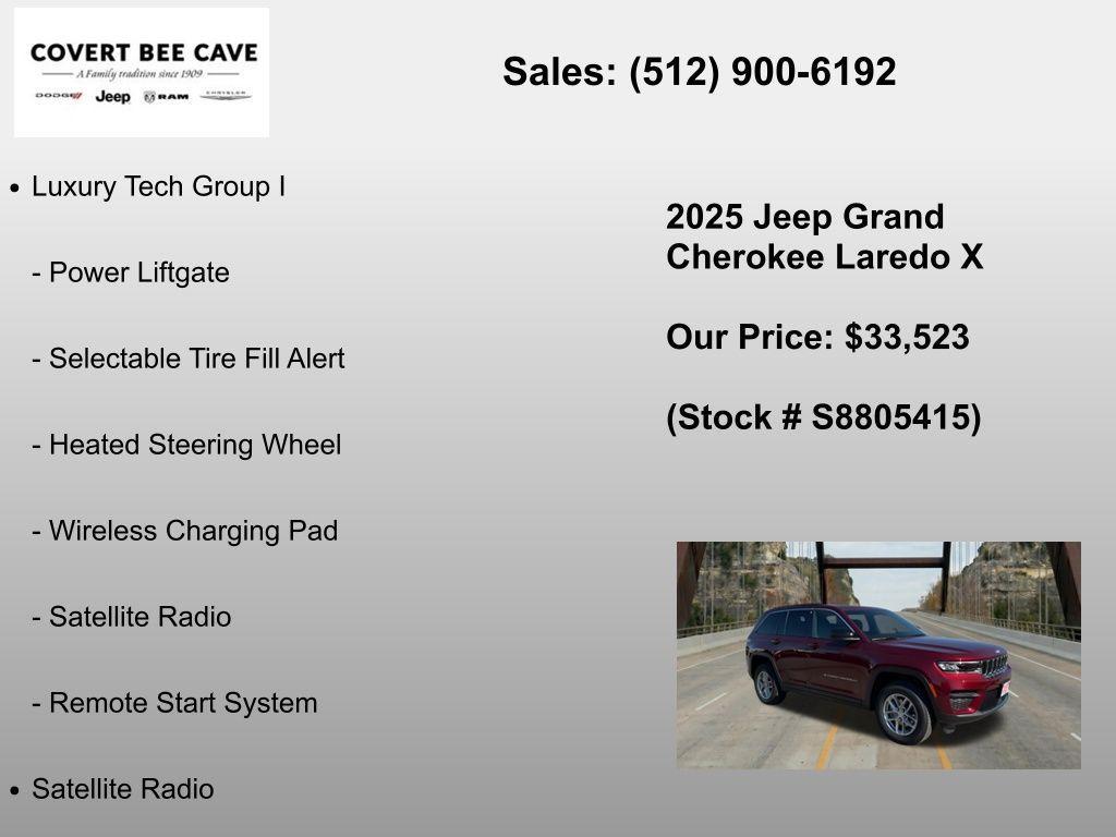 new 2025 Jeep Grand Cherokee car, priced at $33,713