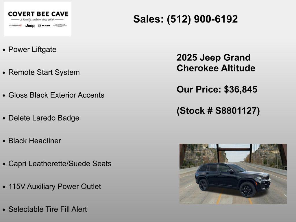 new 2025 Jeep Grand Cherokee car, priced at $36,845