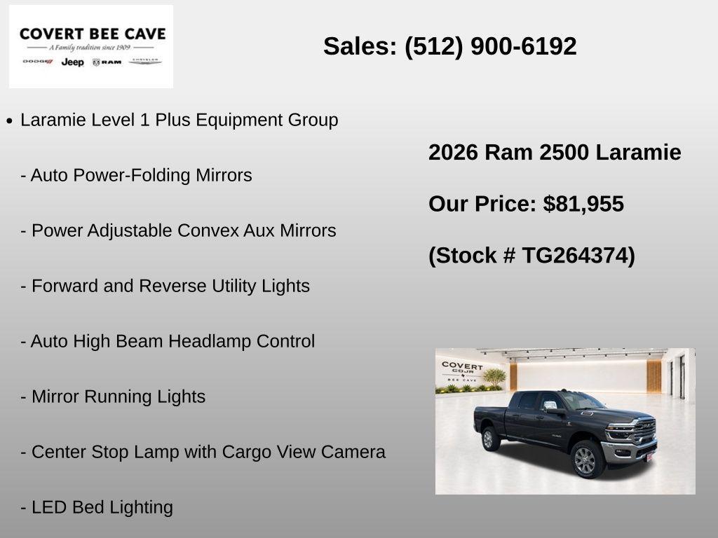 new 2026 Ram 2500 car, priced at $78,180