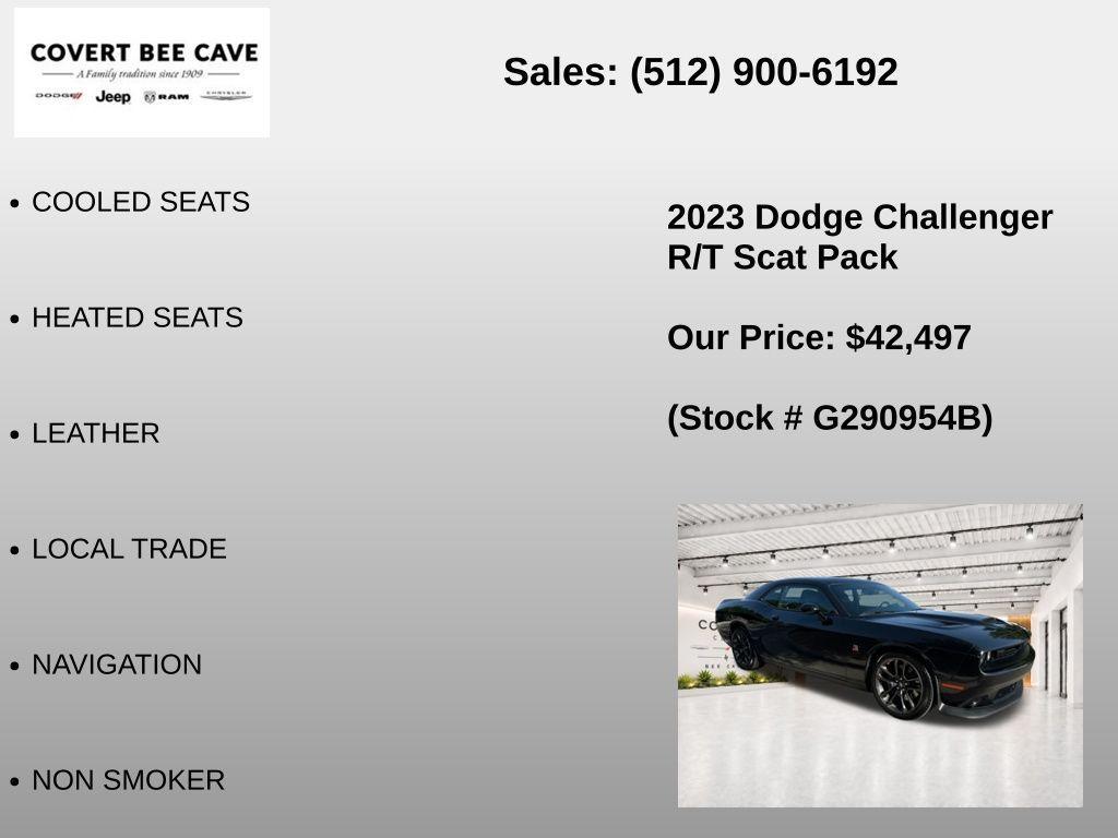 used 2023 Dodge Challenger car, priced at $42,722