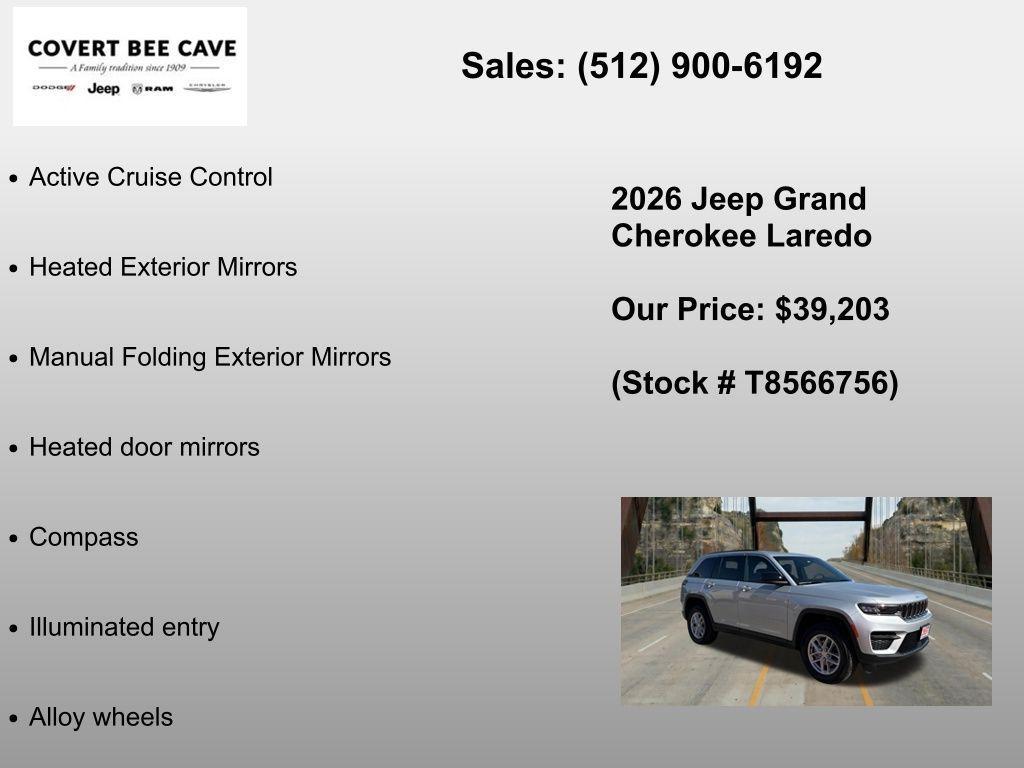 new 2026 Jeep Grand Cherokee car, priced at $39,203