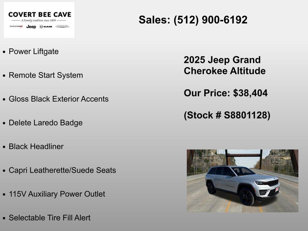new 2025 Jeep Grand Cherokee car, priced at $38,404