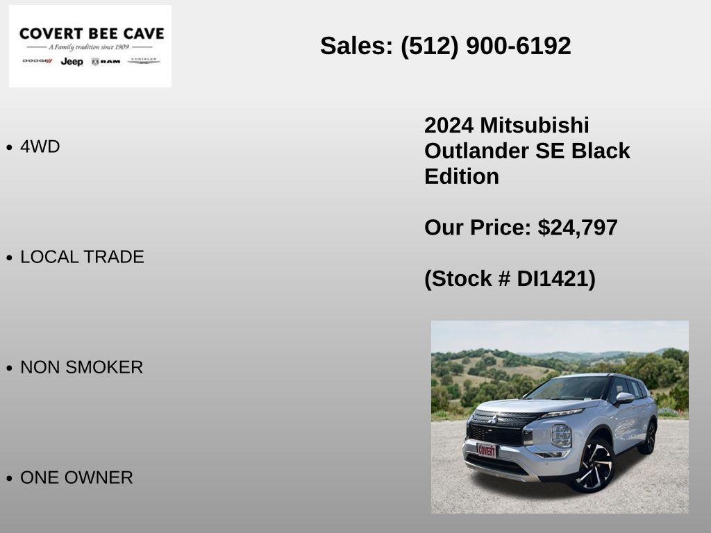 used 2024 Mitsubishi Outlander car, priced at $24,496