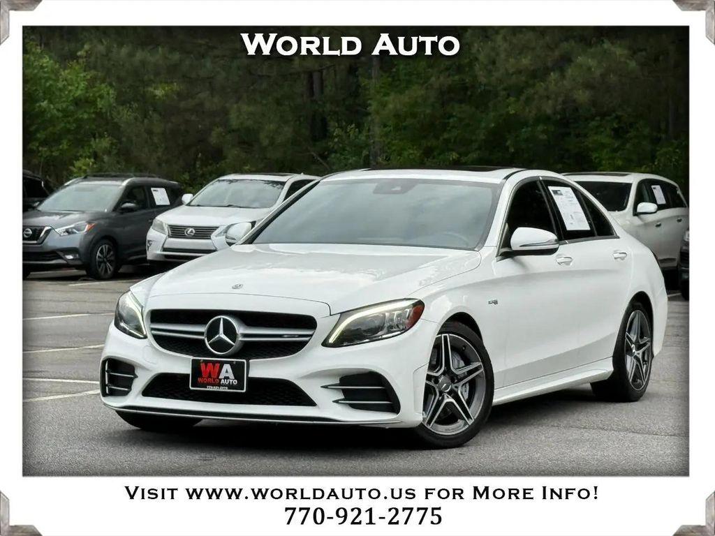 used 2020 Mercedes-Benz AMG C 43 car, priced at $30,995