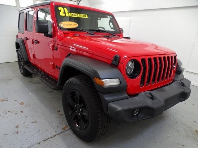used 2021 Jeep Wrangler Unlimited car, priced at $30,500