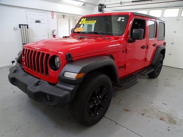 used 2021 Jeep Wrangler Unlimited car, priced at $30,500