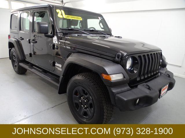 used 2021 Jeep Wrangler Unlimited car, priced at $21,700