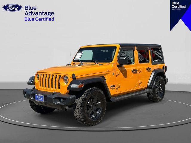 used 2021 Jeep Wrangler Unlimited car, priced at $21,500