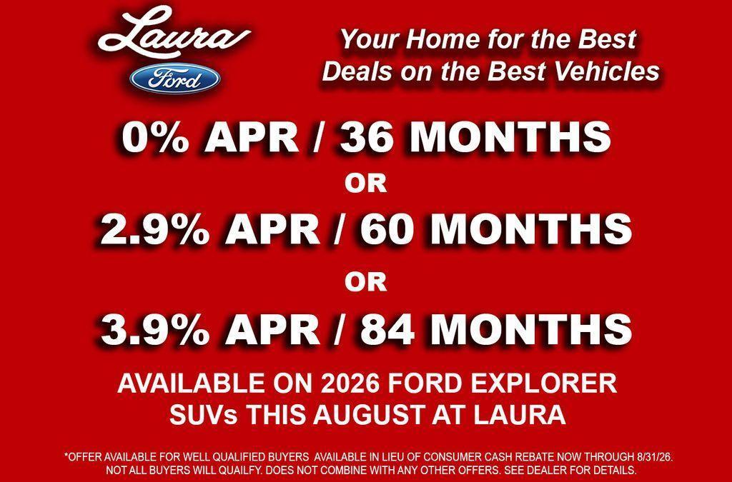 new 2026 Ford Explorer car, priced at $52,799
