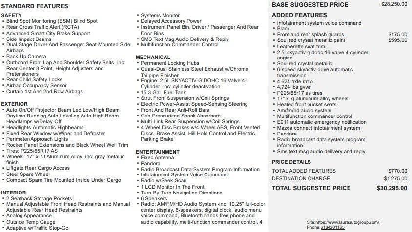 used 2022 Mazda CX-5 car, priced at $19,495