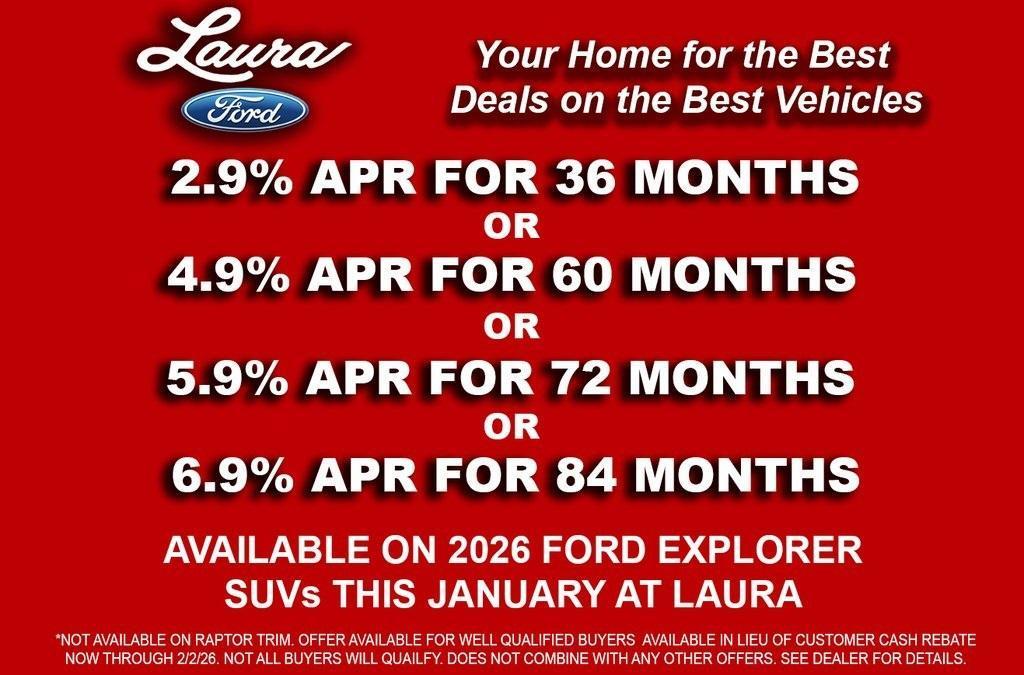 new 2026 Ford Explorer car, priced at $48,078