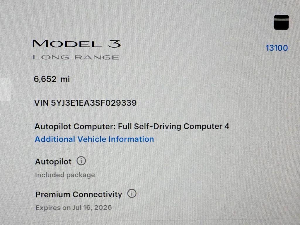 used 2025 Tesla Model 3 car, priced at $37,950