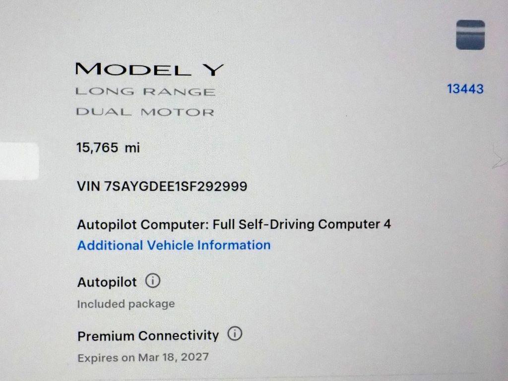used 2025 Tesla Model Y car, priced at $42,500
