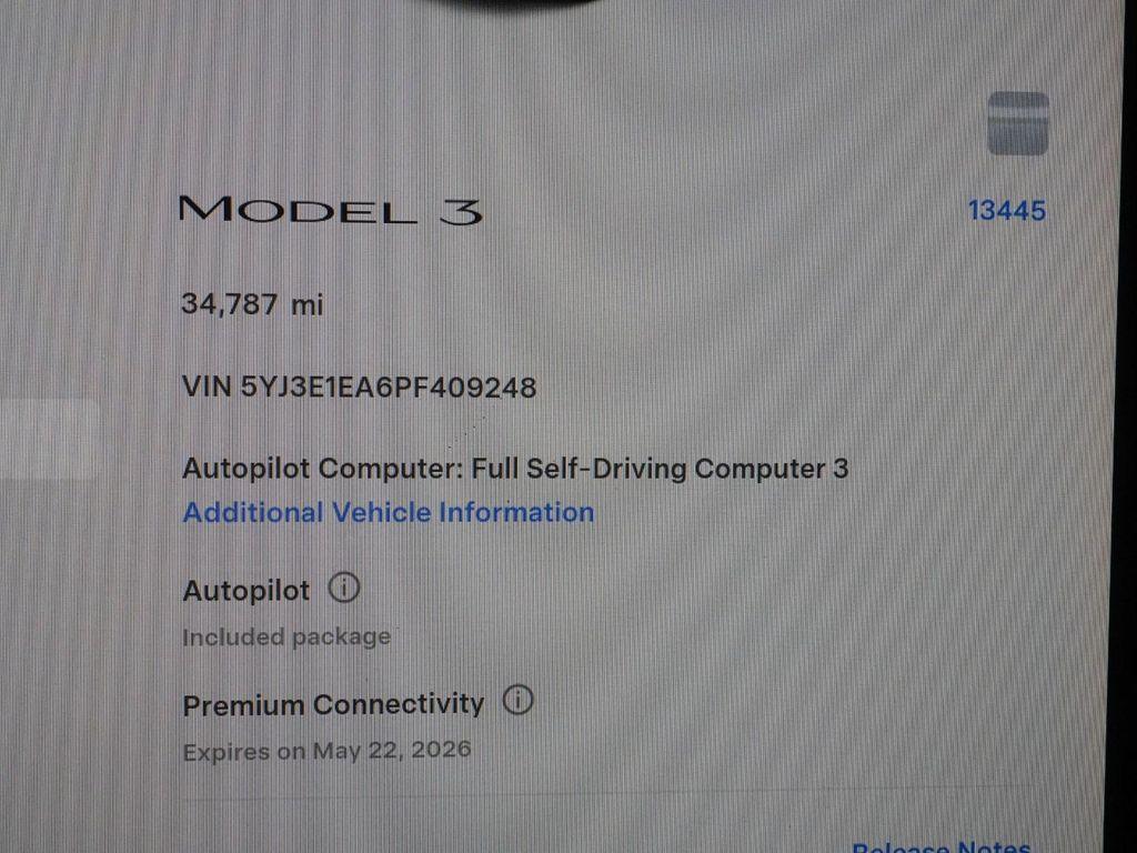 used 2023 Tesla Model 3 car, priced at $27,950