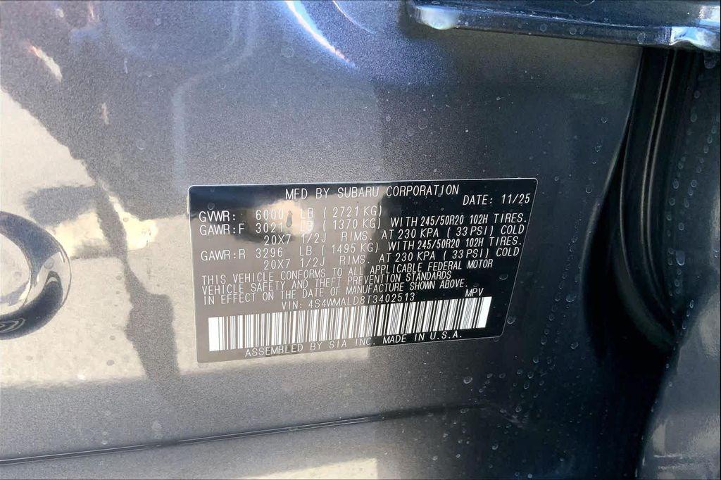 new 2026 Subaru Ascent car, priced at $54,667