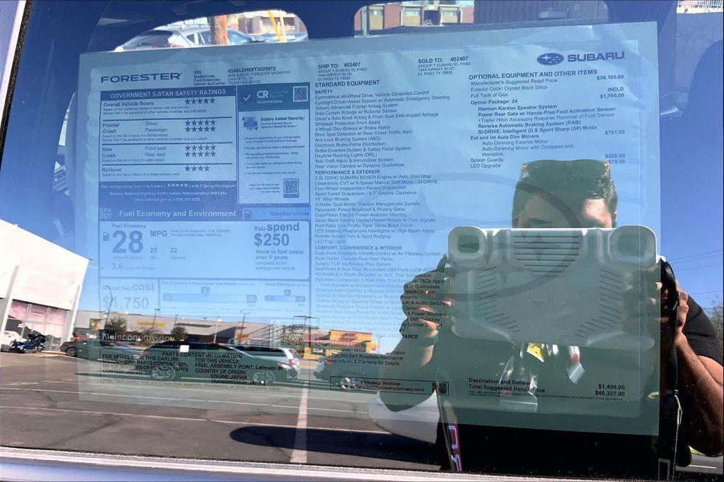 new 2026 Subaru Forester car, priced at $40,327