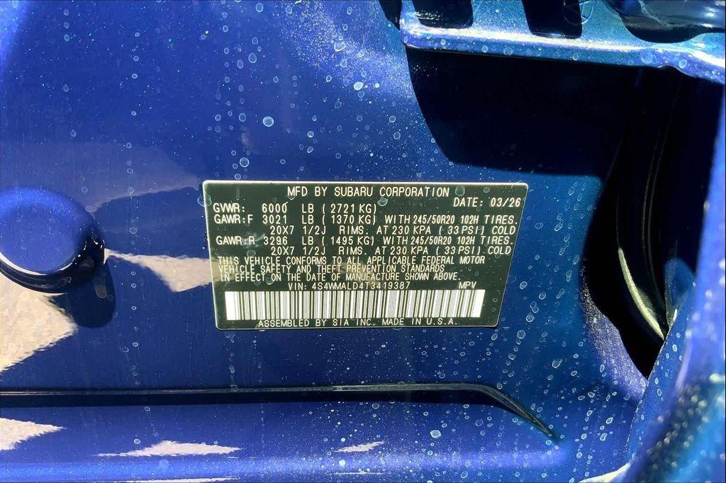 new 2026 Subaru Ascent car, priced at $54,995