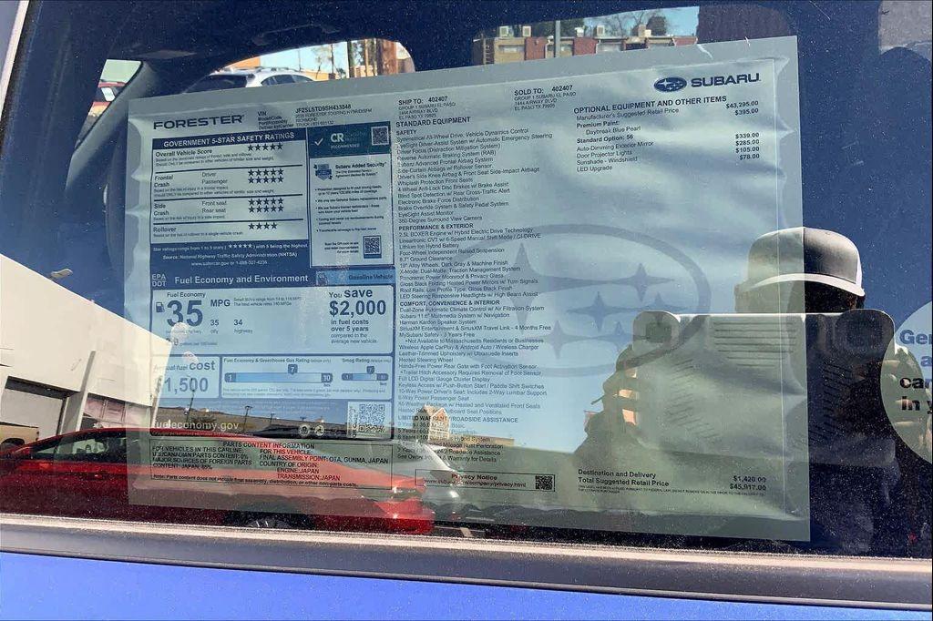 new 2025 Subaru Forester Hybrid car, priced at $45,917