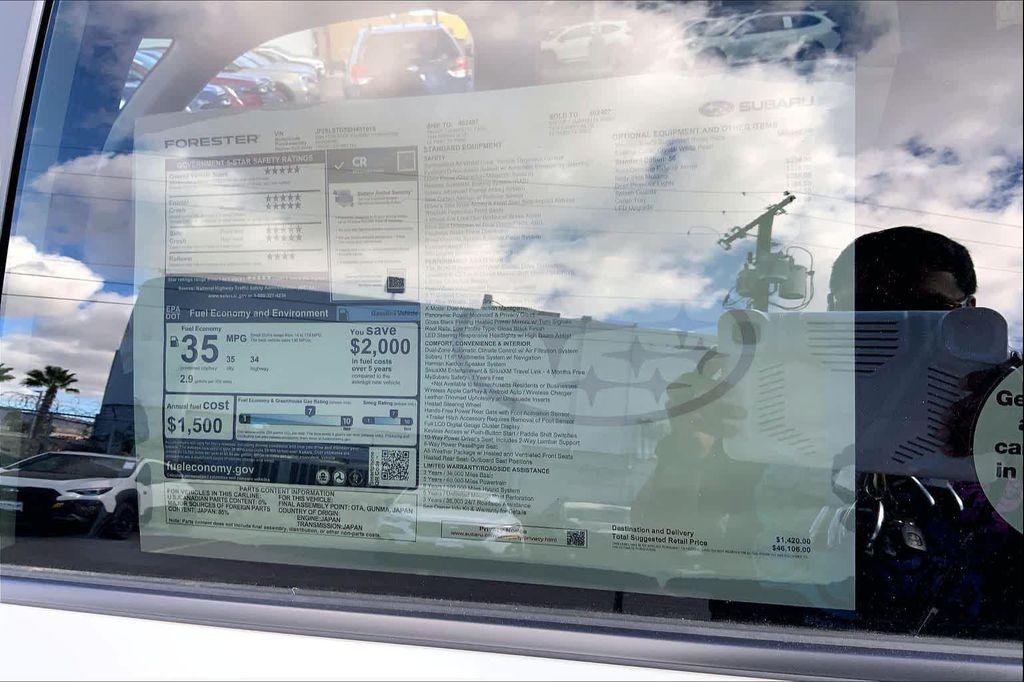 new 2025 Subaru Forester Hybrid car, priced at $46,106