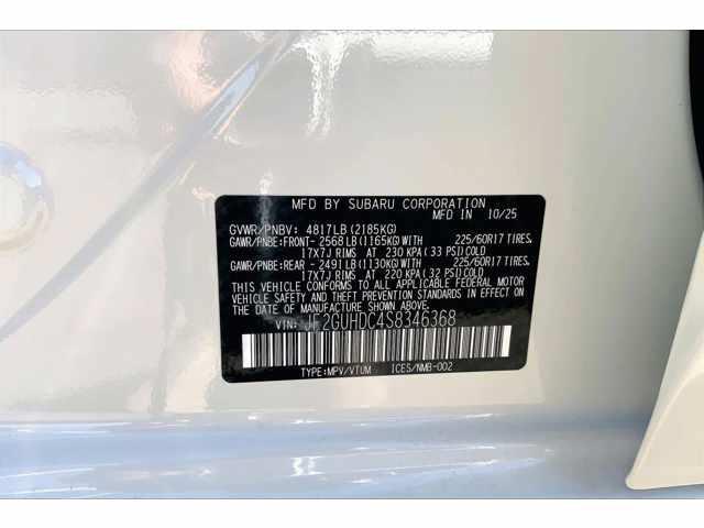 new 2025 Subaru Crosstrek car, priced at $32,450