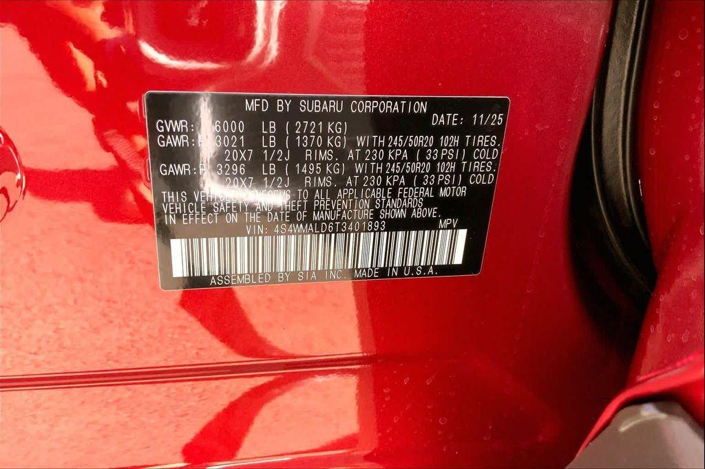 new 2026 Subaru Ascent car, priced at $54,667