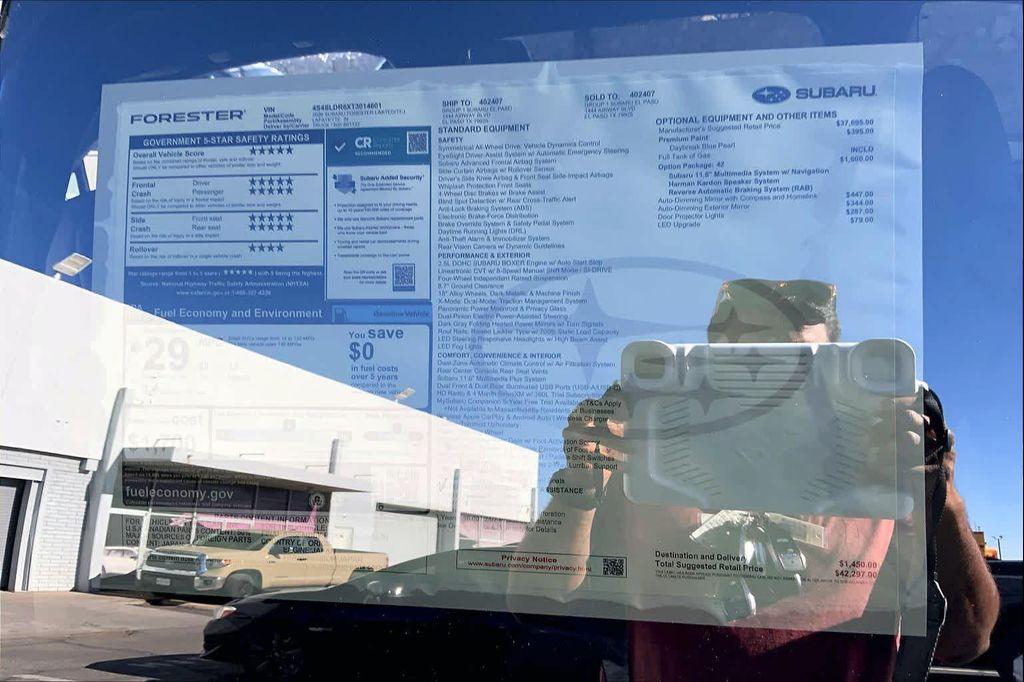 new 2026 Subaru Forester car, priced at $42,297