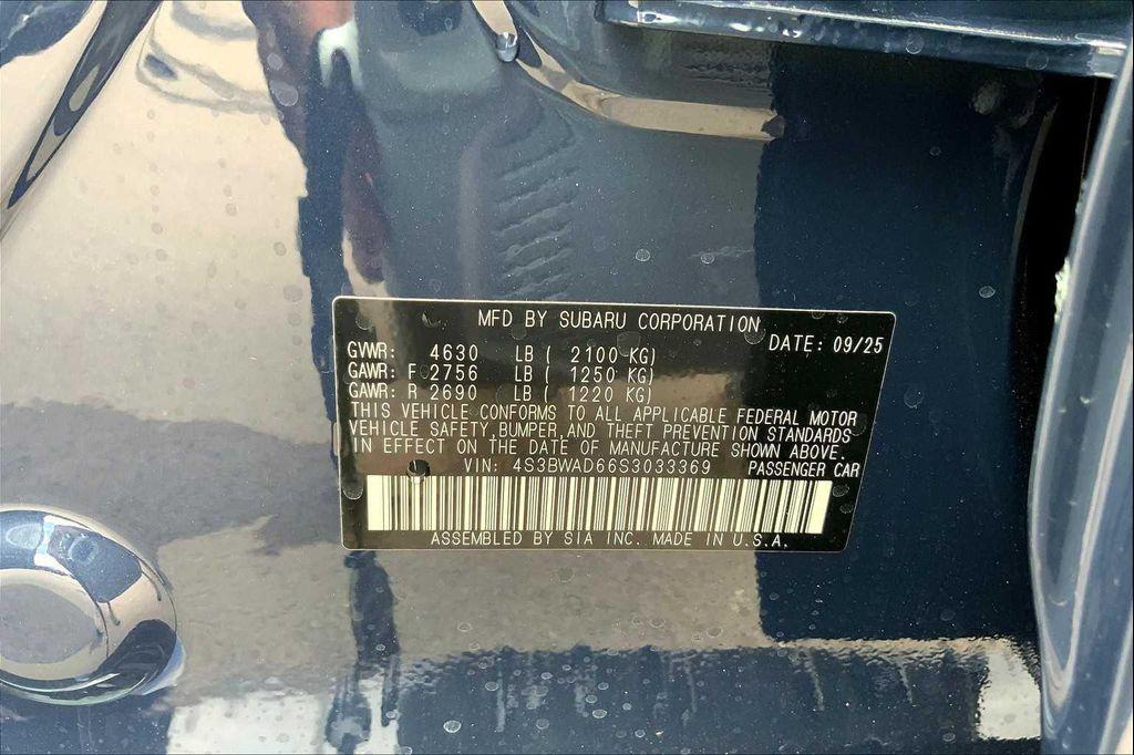 new 2025 Subaru Legacy car, priced at $31,767