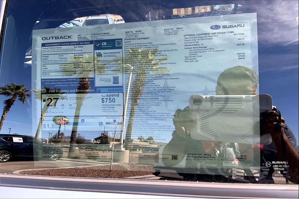 new 2026 Subaru Outback car, priced at $44,475