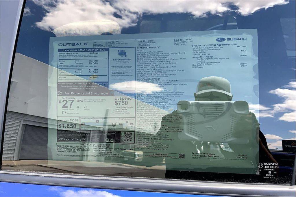 new 2026 Subaru Outback car, priced at $44,151