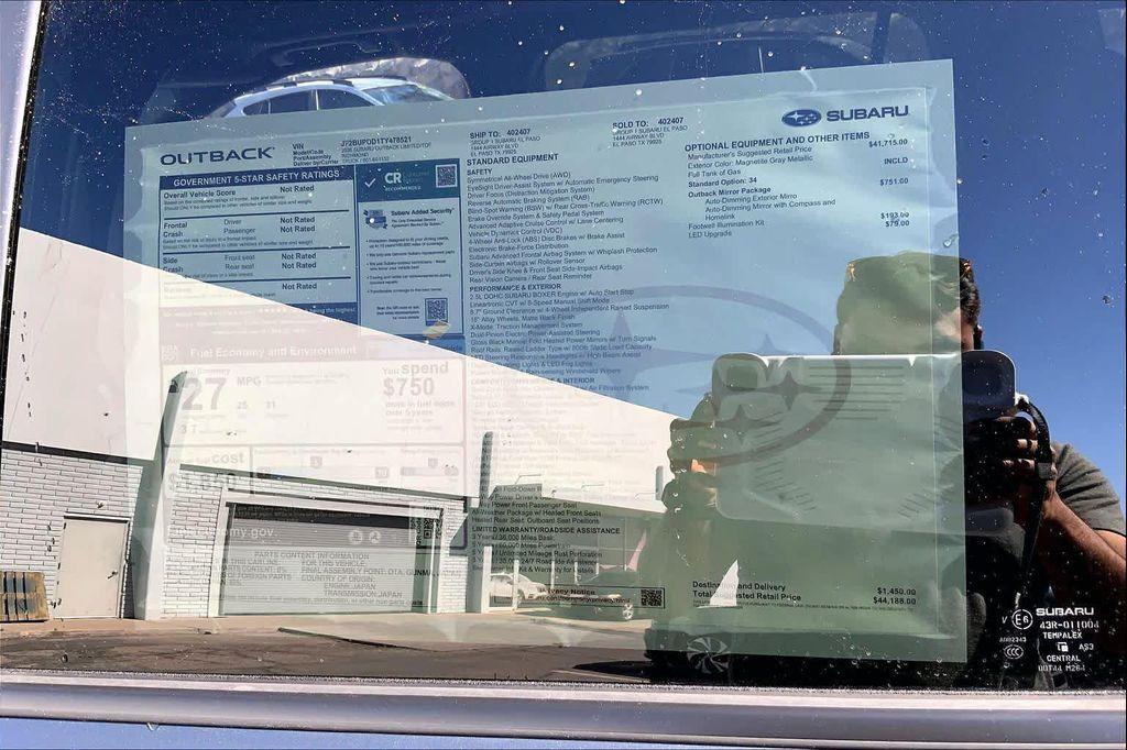 new 2026 Subaru Outback car, priced at $44,413