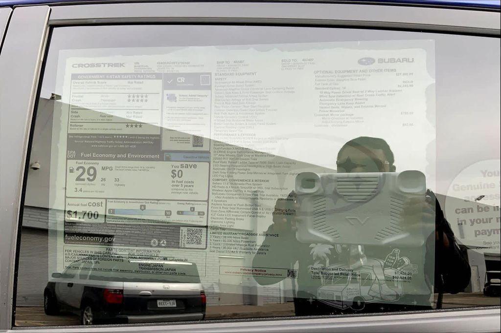 new 2026 Subaru Crosstrek car, priced at $32,524