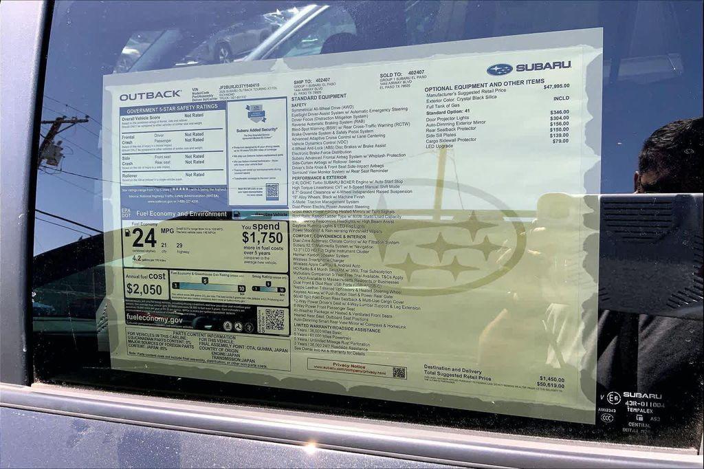 new 2026 Subaru Outback car, priced at $50,844