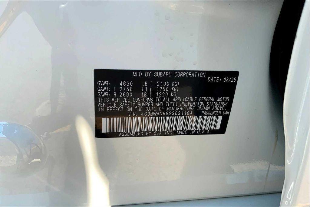 new 2025 Subaru Legacy car, priced at $37,954
