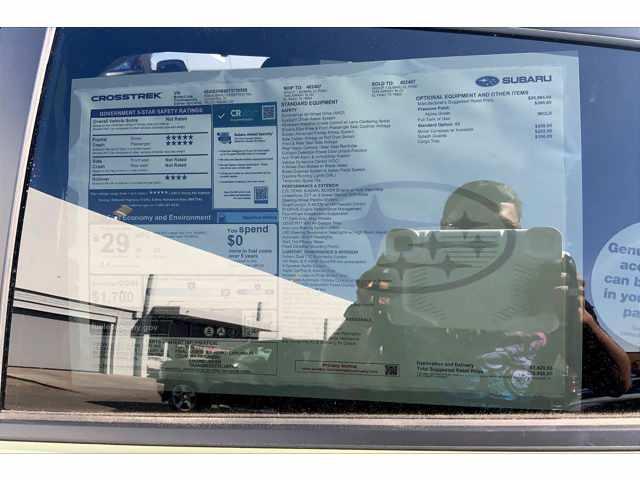 new 2026 Subaru Crosstrek car, priced at $29,606