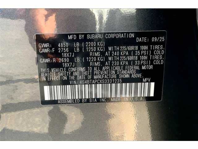 new 2025 Subaru Outback car, priced at $45,026