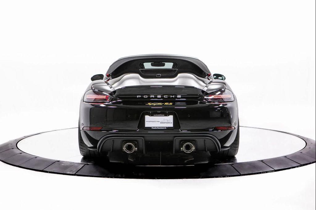 new 2025 Porsche 718 Spyder car, priced at $214,985