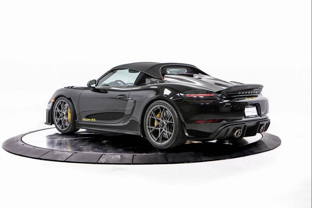 new 2025 Porsche 718 Spyder car, priced at $214,985