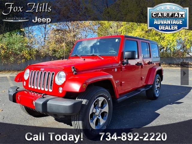 used 2016 Jeep Wrangler Unlimited car, priced at $13,500
