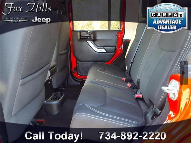 used 2016 Jeep Wrangler Unlimited car, priced at $13,500