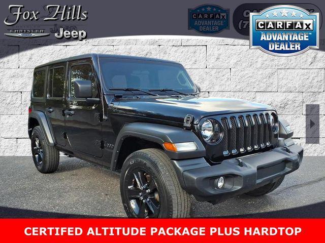 used 2022 Jeep Wrangler Unlimited car, priced at $28,835