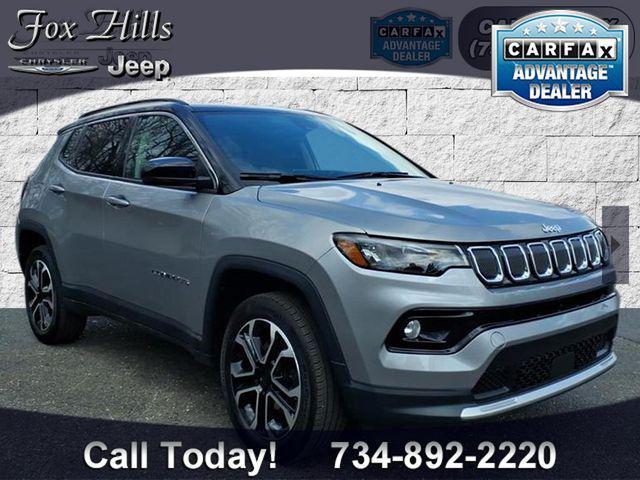 used 2022 Jeep Compass car, priced at $23,256