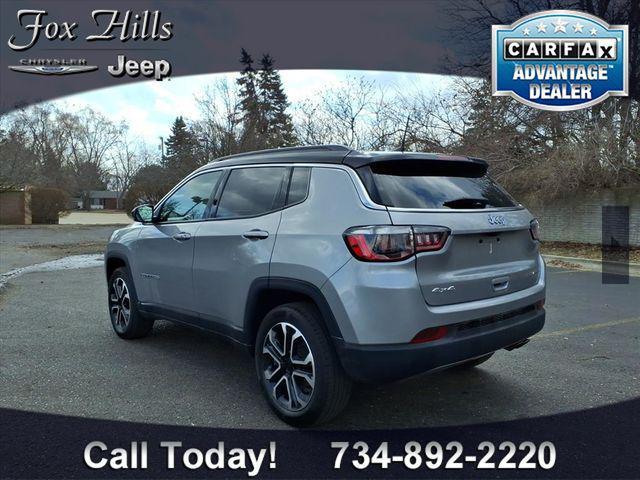 used 2022 Jeep Compass car, priced at $23,256