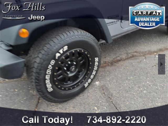 used 2017 Jeep Wrangler Unlimited car, priced at $17,678