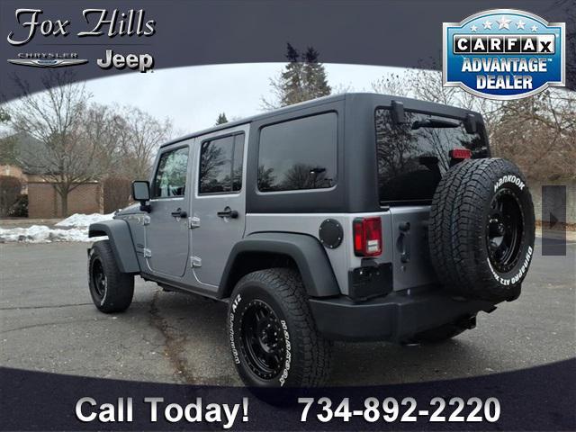 used 2017 Jeep Wrangler Unlimited car, priced at $17,678