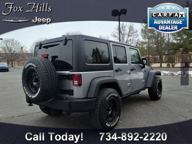 used 2017 Jeep Wrangler Unlimited car, priced at $16,859