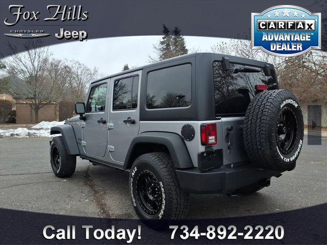 used 2017 Jeep Wrangler Unlimited car, priced at $16,859