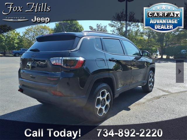 used 2022 Jeep Compass car, priced at $21,400