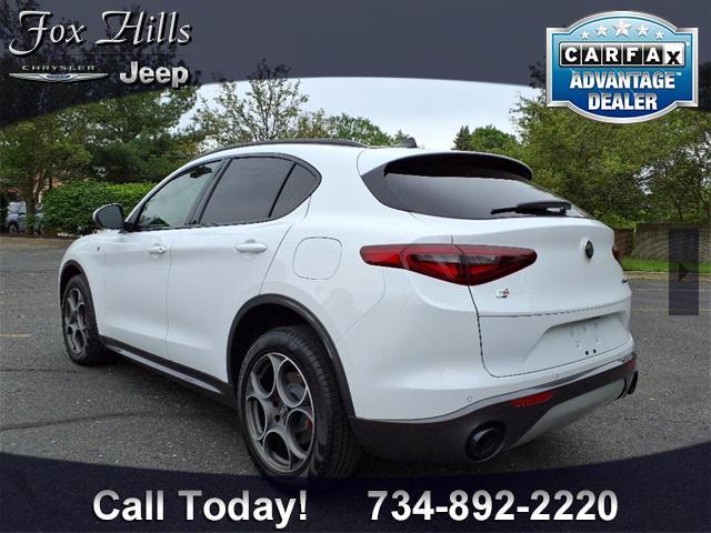used 2023 Alfa Romeo Stelvio car, priced at $27,500
